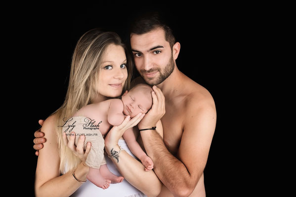 photographe naissance bébé en famille