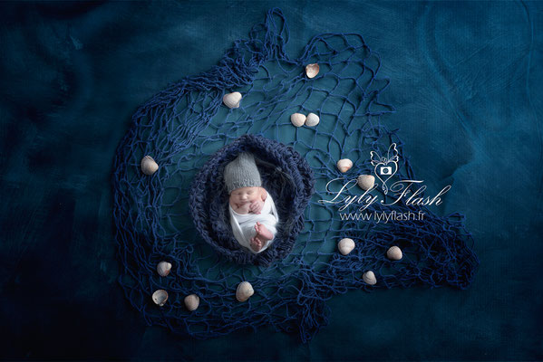 photographe d'art a monaco bébé et la mer pour la naissance
