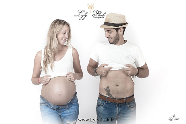 photo de grossesse humoristique près de brignoles dans le var par lyly flash photographe maternité