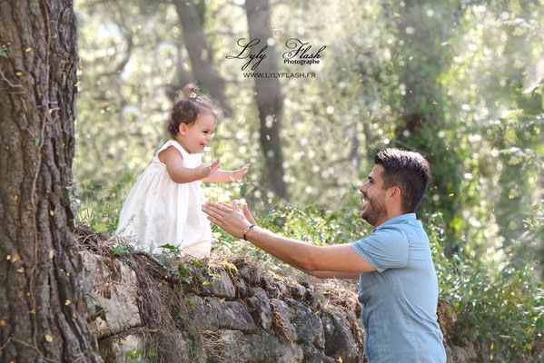 Photo d'un père avec sa fille. Quand photographie rime avec vie