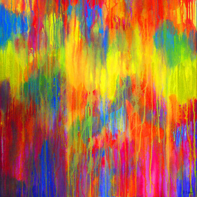 Ohne Titel Nr. 271, 80x80 cm, Acryl auf Leinwand