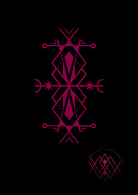 Berber inspired graphic, wanna do, handpoke