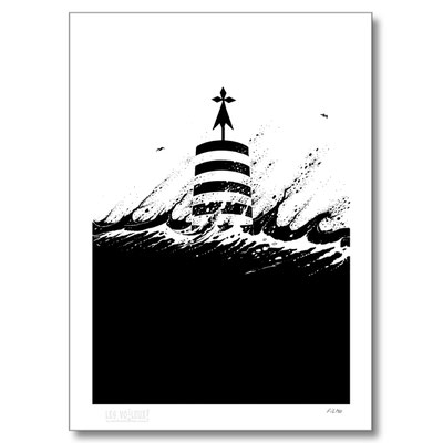 Gwenn ha Du - Balise Breizh - Tirage d'auteur