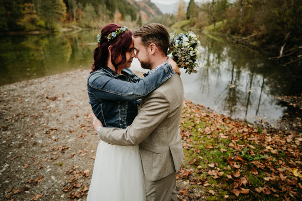 Heiraten im Allgäu - Oberstdorf - Auwaldsee - Elopement