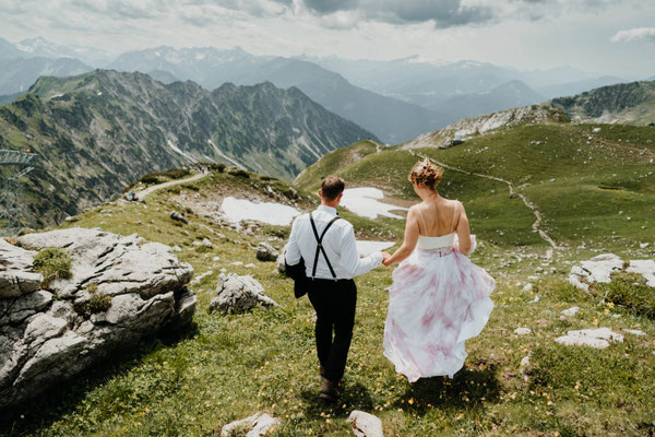 Heiraten im Allgäu - Oberstdorf - Nebelhorn - Elopement