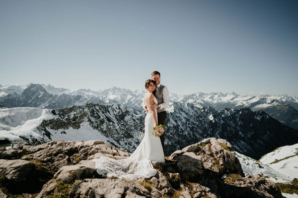Heiraten auf dem Nebelhorn - Oberstdorf - Berghochzeit