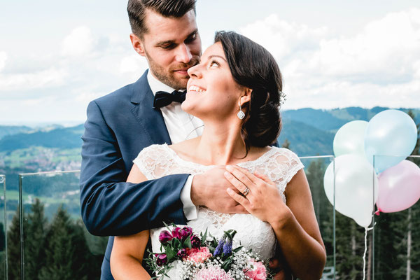 After Wedding Shooting im Allgäu - Allgäufotograf - Heiraten im Allgäu - Alpe Hohenegg