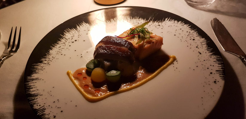 Gourmet-Essen im Restaurant K