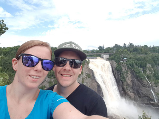 Wasserfall in der Nähe von Quebec