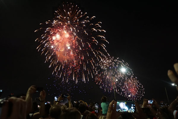Feuerwerk am Independence Day