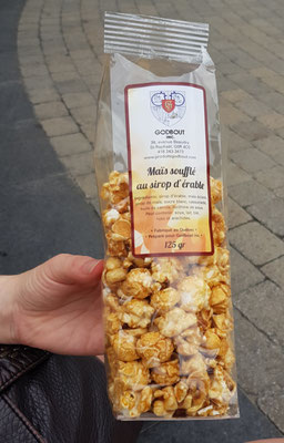 Ahornsirup Popcorn