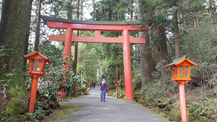 Eingang Hakone-Jinja Schrein 