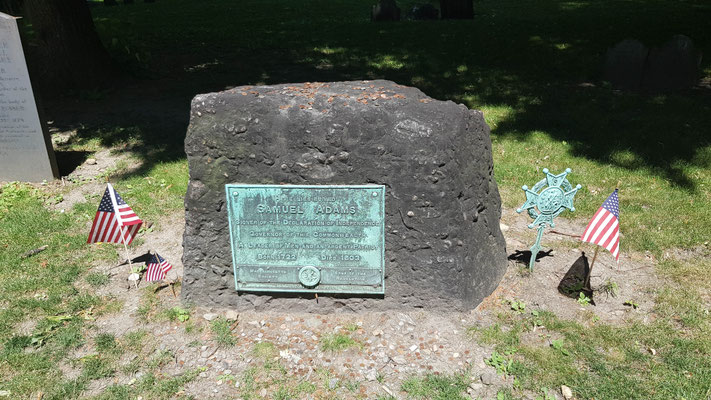 Grab von Samuel Adams