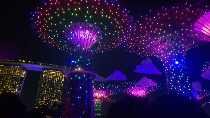 Gardens by the Bay Lichtshow