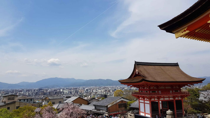 Aussicht von Kiyomizu-dera Temple