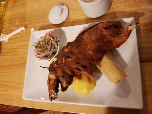 Frittiertes Meerschweinchen