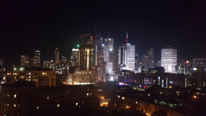 immerhin hatte das Zimmer eine schöne Aussicht