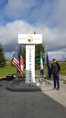 End of Alaska Highway