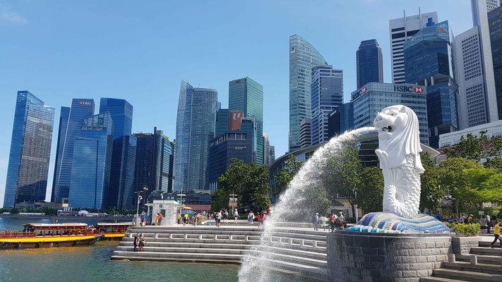 Merlion - Wahrzeichen Singapurs 