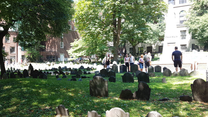 Friedhof auf dem Samuel Adams begraben ist
