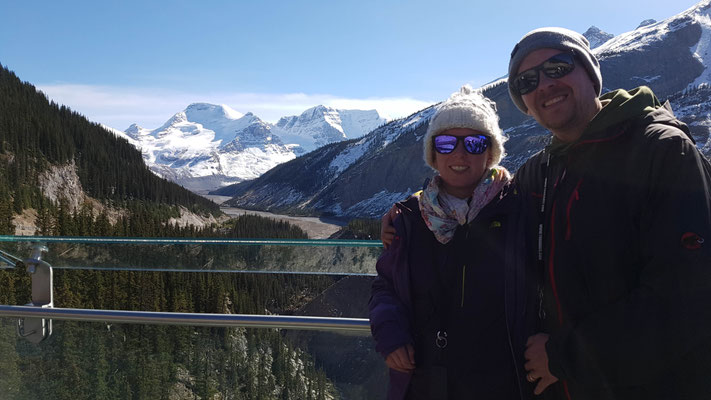 Skywalk beim Columbia Icefield
