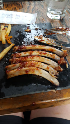 Das Fleisch loste sich fast von alleine vom Knochen