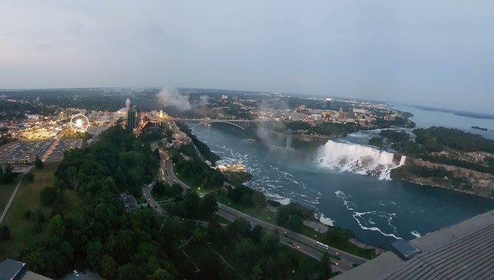 Schöne Aussicht vom Skylon Tower