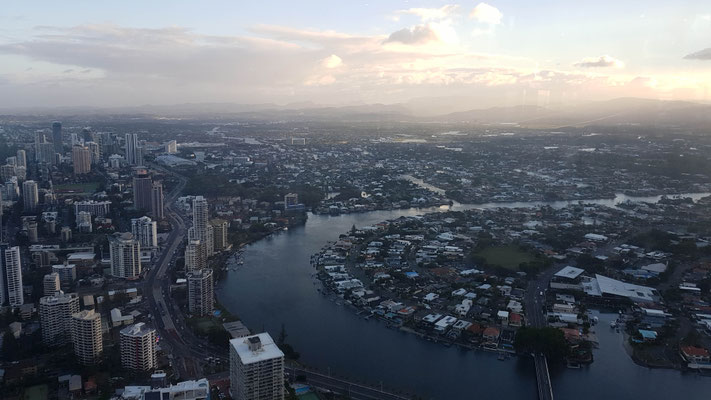 Aussicht auf Surfers Paradise