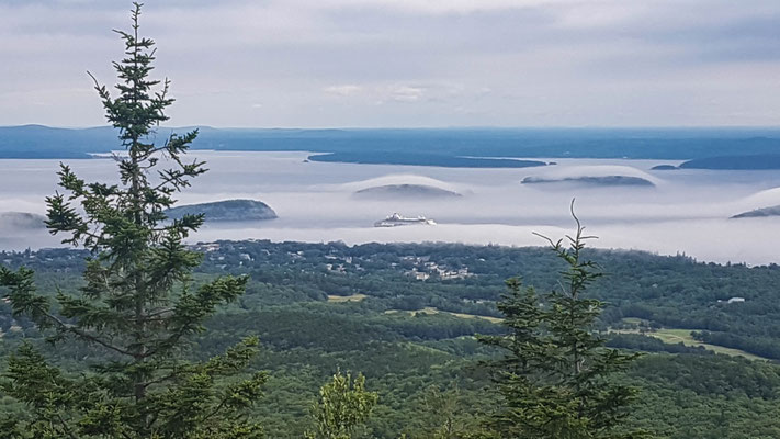 Herrliche Aussicht vom Cadillac Mountain
