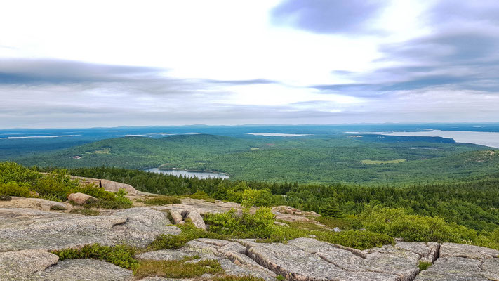 Herrliche Aussicht vom Cadillac Mountain