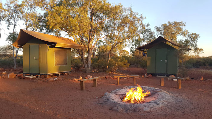 Campground für die zweite Nacht