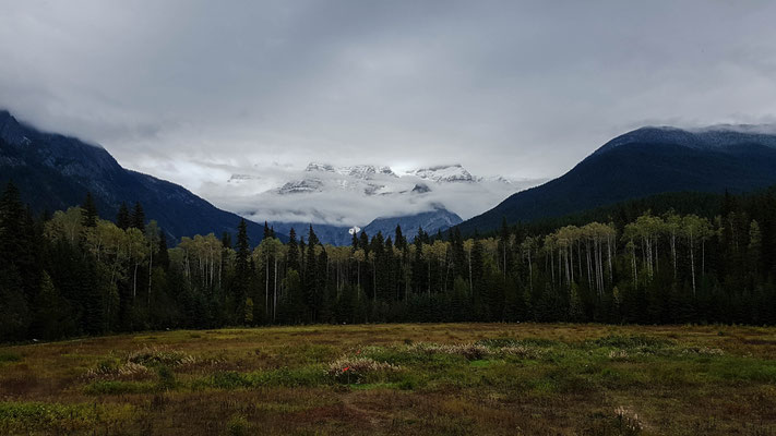 Mount Robson. Höchster Berg (3954m) der kanadischen Rockies.