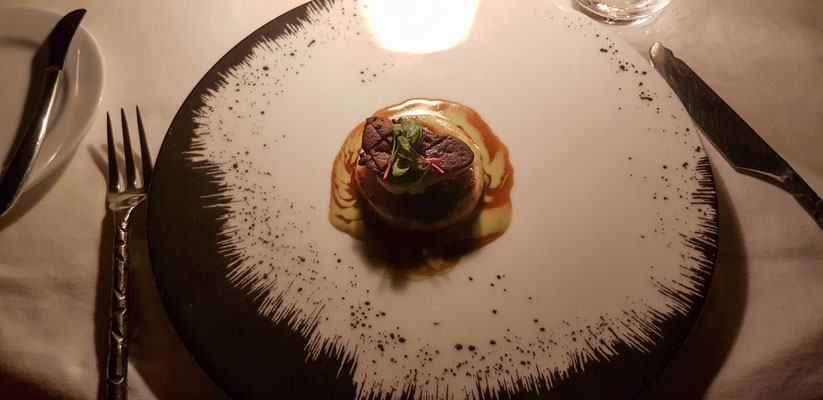 Gourmet-Essen im Restaurant K