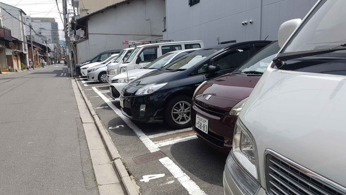Typisch Japan:  Rückwärts einparken