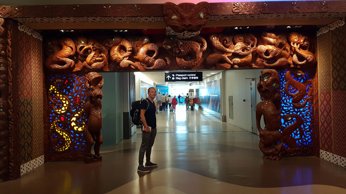 Ankunft in Aukland