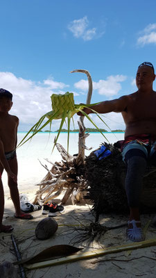 Hut aus Palmblätter