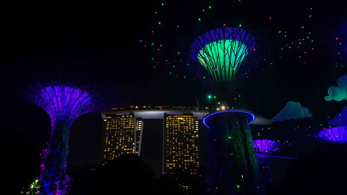Gardens by the Bay Lichtshow