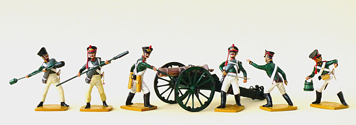 Garde Fußartillerie, Russland 1812 - 1815
