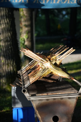 Steckerlfisch am Irlachweiherfest