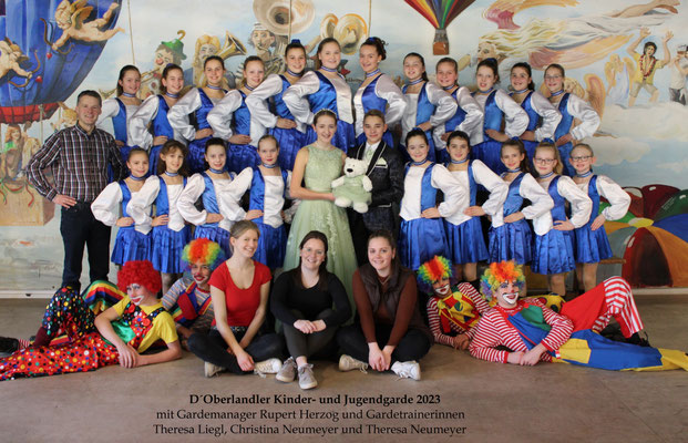 Kinder-Jugendgarde D´Oberlandler, Bad Aibling, Jahr 2023