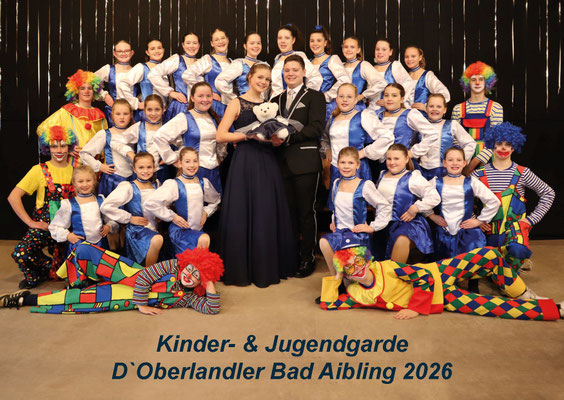 Kinder- und Jugendgarde im Fasching Oberlandler Bad Aibling
