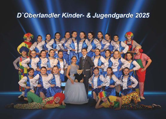 Gruppenbild D´Oberlandler Kinder-Jugendgarde aus Bad Aibling