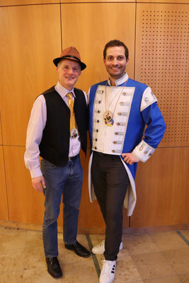 Gardemanager Rupert Herzog mit Gardemanager Werner Seidl