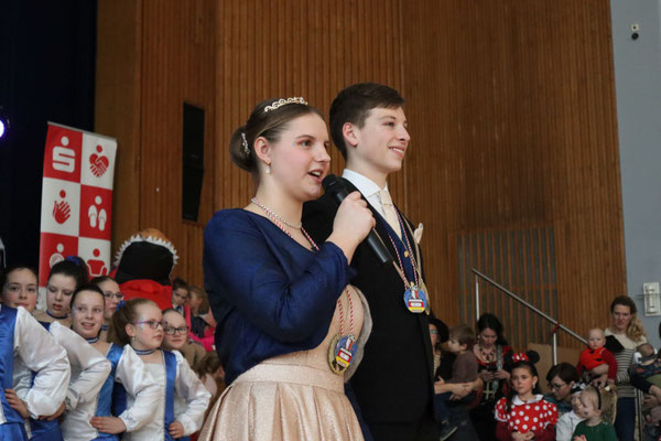 Ansprache von Prinzessin und Prinz