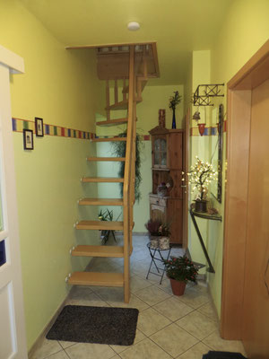 Treppenaufgang zur Wohnungserweiterung