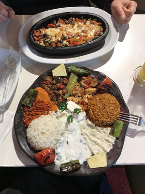 Vegetarian Kebap plate