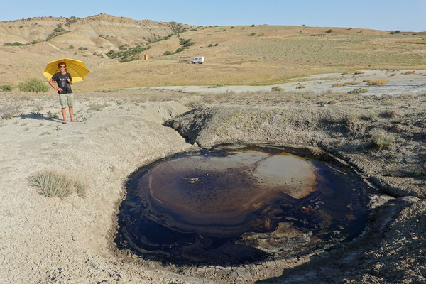 Takhti-Tepha, Schlammvulkane / Mud volcanoes