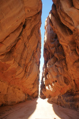 Hisma Wüste, Lange Schlucht / long canyon