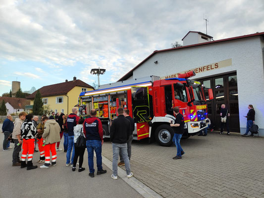 Empfang neues Feuerwehrfahrzeug