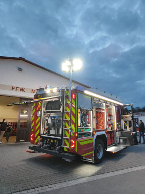 Empfang neues Feuerwehrfahrzeug